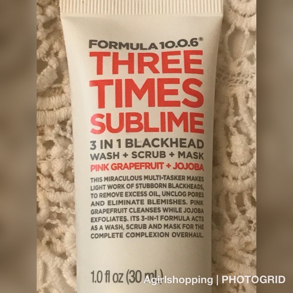 Three Times Sublime Blackhead Wash Scrub Mask - Picture 2 of 3